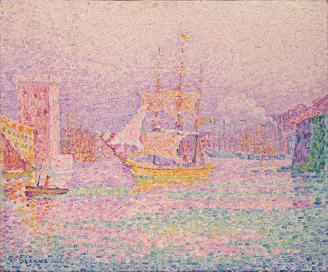 Paul Signac Harbour at Marseilles